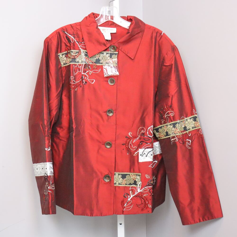 Vintage Brownstone Studio Beaded Jacket‎ NWT Size 1X